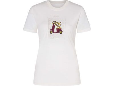 super.natural Racing Dachshund Bio J Tee Damen, fresh white/various - Bild 1