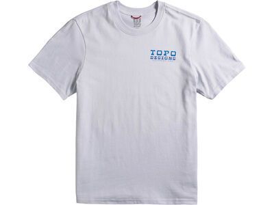 Topo Designs Vintage View Tee S/S Herren, breeze blue - Bild 1