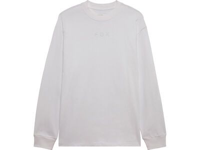 Fox Wordmark Oversized Long Sleeve Tee, optic white