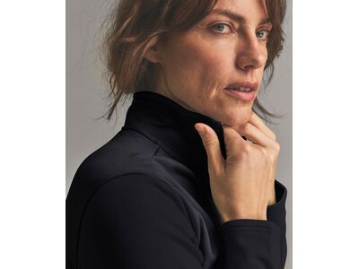 Ortovox Fleece Light Zip Neck W, black raven - Bild 3