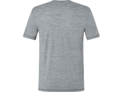 super.natural M Logo Tee, cashmere grey melange/chilli - Bild 2