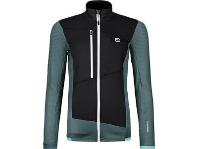 Ortovox Merino Fleece Grid Jacket W dark arctic grey