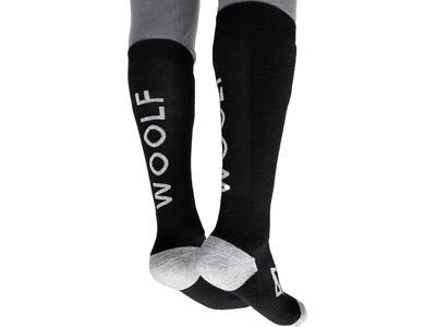 Woolf Merino Ulsaak Tech Sock, black - Bild 6