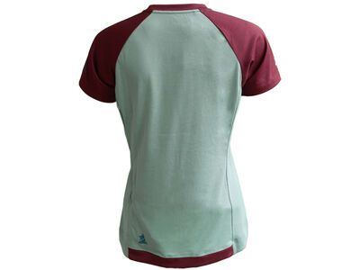 Zimtstern PureFlowz Shirt SS Wmns, granite green/windsor wine - Bild 2