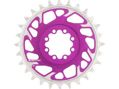 Burgtec 3 mm Offset Thick Thin Chainring SRAM 8-Bolt purple rain