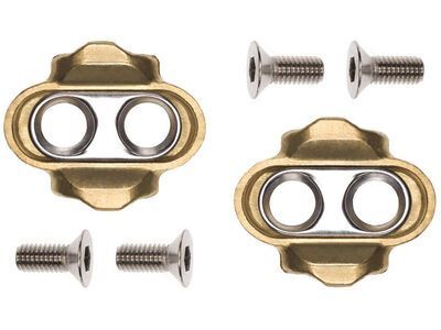 Crankbrothers Standard Release Premium Cleat Kit - 6° Float, gold - Bild 2