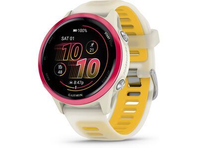 Garmin Forerunner 570 - 42 mm bone/himbeerrot