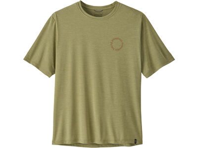 Patagonia Men's Cap Cool Daily Shirt - Spoke Stencil, gumtree green/light gumtree green x-dye - Bild 1
