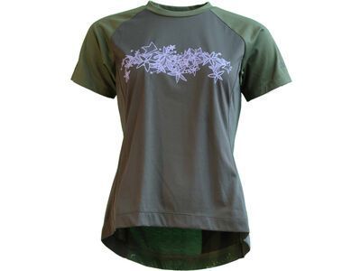 Zimtstern PureFlowz Shirt SS Women’s forest night/bronze green