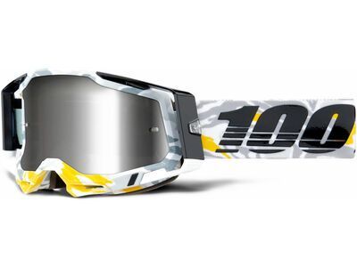 100% Racecraft 2 Goggle - Mirror Silver, korb