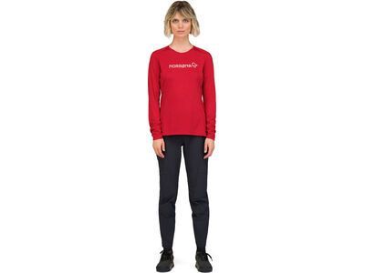 Norrona fjørå equaliser lightweight Long Sleeve W's, aura orange - Bild 3
