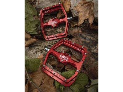 Burgtec Penthouse Flat MK5 Pedals B-Rage Edition, race red - Bild 3