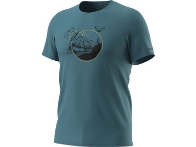 Dynafit 24/7 Artist Series Cotton T-Shirt Herren, mallard blue