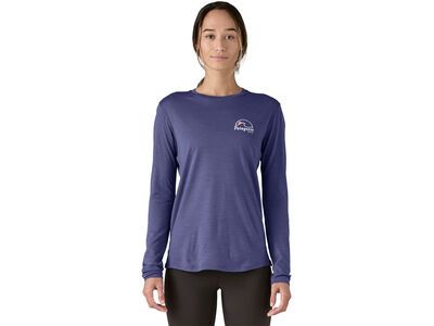 Patagonia Women's Long-Sleeved Capilene Cool Merino Graphic Shirt, solstice purple - Bild 2