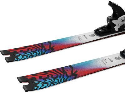 Salomon Addikt + MI12 GW F80, white/neon blue/red - Bild 7