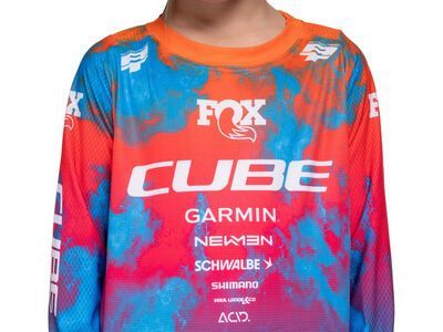 Cube MTB Trikot Rookie X Actionteam langarm, blue´n´pink´n´orange - Bild 3