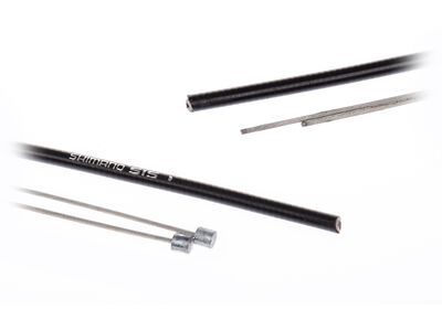 Shimano Schaltzug-Set Road Stahl - 2x 2.100 mm, schwarz