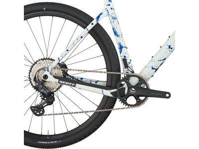 Scott Addict Gravel 30, white/splatter blue - Bild 4