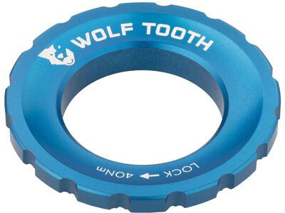 Wolf Tooth Centerlock Rotor Lockring - Außenverzahnung, blue
