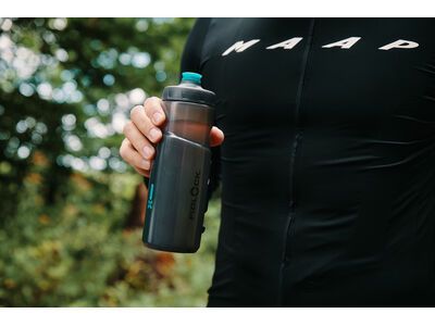 Fidlock Twist Bottle 600 Antibacterial + Bike Base, transparent black/light green - Bild 14