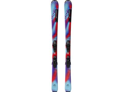 Salomon QST S + C5 GW J75, pastel neon blue 3/poppy red/black - Bild 2