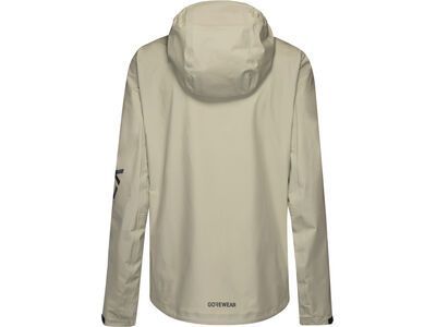GOREWEAR Lupra 2.0 Gore-Tex Logo Kapuzenjacke Damen, tech beige/black - Bild 2