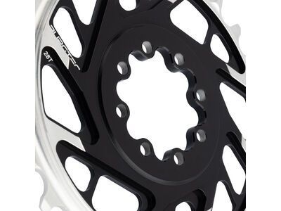 Burgtec 3 mm Offset Thick Thin Chainring SRAM 8-Bolt, black - Bild 2