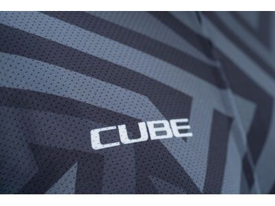 Cube ATX Trikot Full Zip CMPT kurzarm, black´n´grey - Bild 5