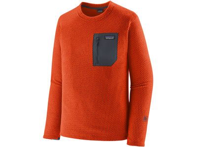 Patagonia Men's R1 Air Crew pollinator orange