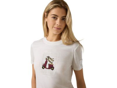 super.natural Racing Dachshund Bio J Tee Damen, fresh white/various - Bild 5