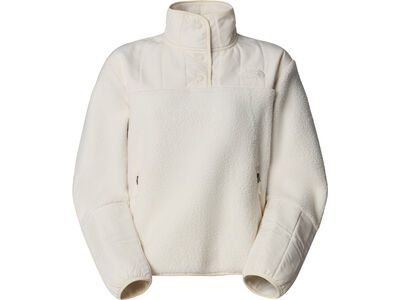 The North Face Women’s Cragmont Fleece 1/4 Snap, white dune