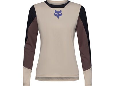 Fox Womens Defend Long Sleeve Jersey Park SE, chalk - Bild 1