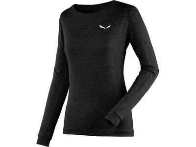Salewa Puez Melange Dry’Ton Langarm Tee Damen, black out melange - Bild 2