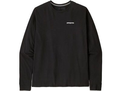 Patagonia Men's L/S P-6 Logo Responsibili-Tee black