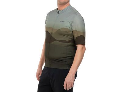 Cube Trikot CMPT Mountain kurzarm green