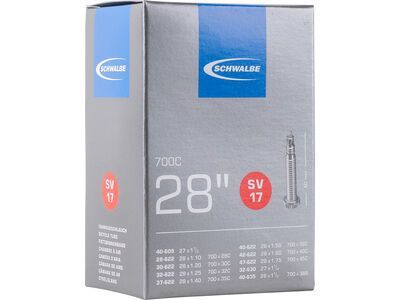 Schwalbe Schlauch SV 17 - 28 x 1.00-1.75 / 700 x 28-45C / 40 mm