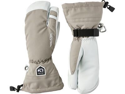 Hestra Army Leather Heli Ski 3 Finger, khaki