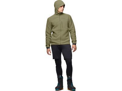 Norrona trollveggen warm3 Zip Hood M's, deep lichen green - Bild 4