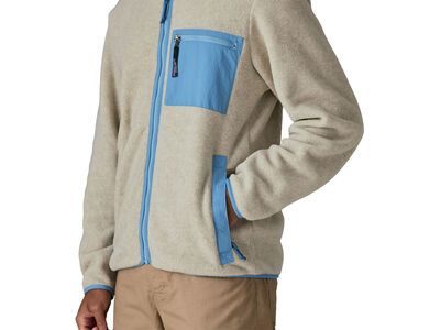 Patagonia Men's Synchilla Jacket, oatmeal heather w/shore blue - Bild 8
