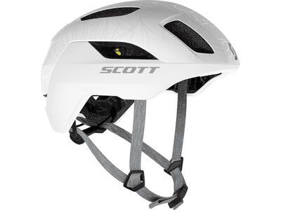 Scott La Mokka Plus Sensor Helmet, ice white