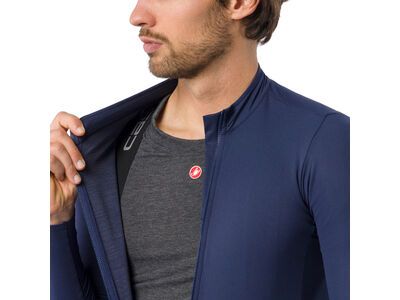 Castelli Thermowoven LS Jersey, belgian blue - Bild 4