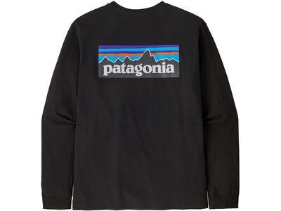 Patagonia Men's Long-Sleeved P-6 Logo Responsibili-Tee, black - Bild 2