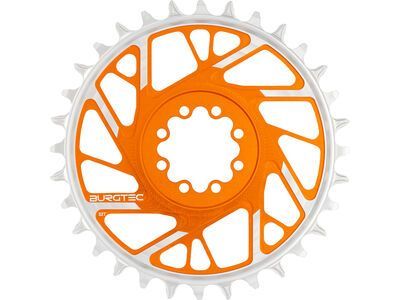 Burgtec 3 mm Offset Thick Thin Chainring SRAM 8-Bolt, iron bro orange - Bild 9