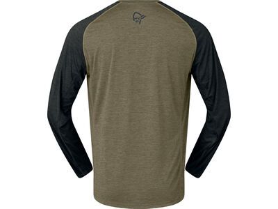 Norrona fjørå equaliser lightweight Long Sleeve M's, olive night - Bild 2