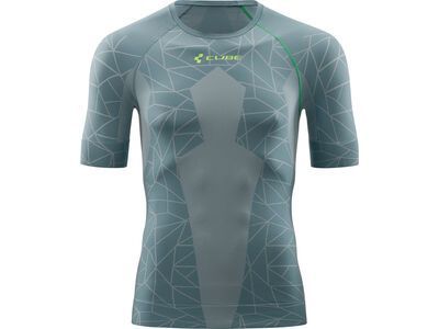 Cube Funktionsunterhemd Race Be Cool kurzarm grey´n´green