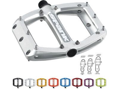 Spank Spoon Reboot Flat Pedal - S, raw silver - Bild 3