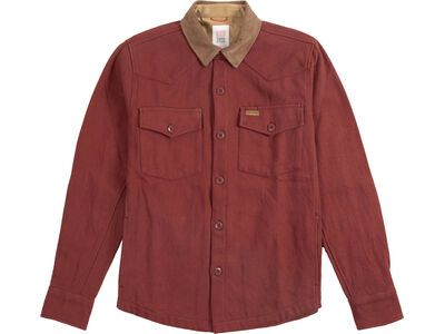 Topo Designs Mountain Shirt Jacket Herren, maroon - Bild 1