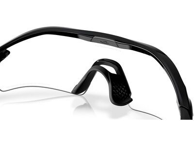 Oakley Radar Plate, Clear To Black Iridium Photochromic / polished black - Bild 5