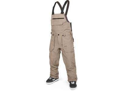 Volcom Roan Bib Overall, chestnut brown