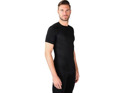 Iron-ic Techno Fleece Short-Sleeve T-Shirt Thermic - Man, black - Bild 4